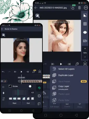 A Wide Range of Editing Tools